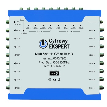 Multiswitch 9/16 CE HD Cyfrowy Ekspert