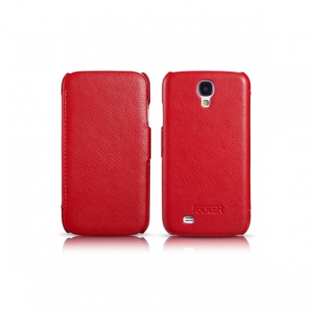 Etui Samsung S4 I-Carer Classic SideOpen Czerwony