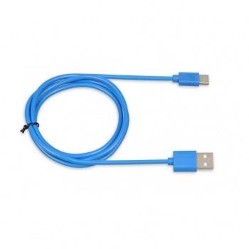 Kabel USB-C - USB typu A 1,0m niebieski