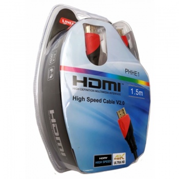 Kabel HDMI-HDMI 1,5m PHHE1 v.2.0 4K