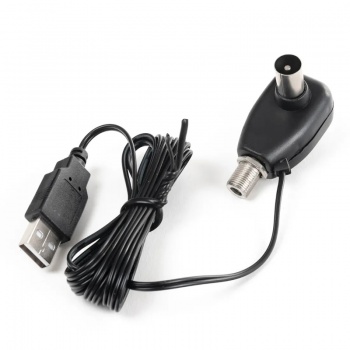 Zasilacz antenowy 5V USB wtyk F-IEC