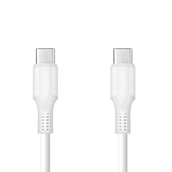 Kabel USB-C - USB-C 1,0m biały QC