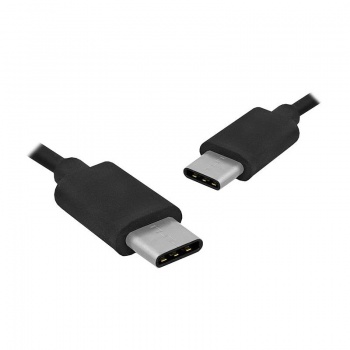 Kabel USB-C - USB-C 1,0m czarny