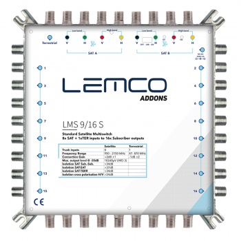 Multiswitch 9/16 Lemco LMS916S