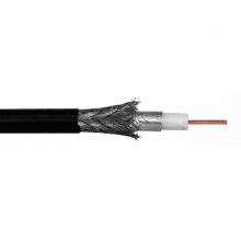 Kabel RG6 CU DSE D680 Outdoor+ 250m (czarny, żel)