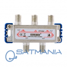 Rozgałęźnik Schwaiger 4x1 (5-2400Mhz) DC