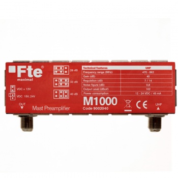 Wzmacniacz antenowy Fte M1000 1 UHF