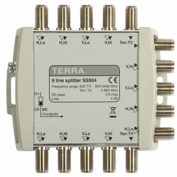 Rozgałęźnik Terra SS-904 9-we, 18-wy