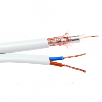 Kabel RG59+ zasilanie 2x0,5 100m CAMSET/YAR-75
