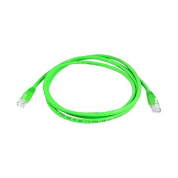 Kabel sieciowy / Skrętka 1:1 8P8C 0,5m zielony