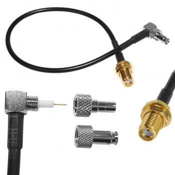 Konektor/Przejściówka SMAż - CRC9/TS5 i TS9