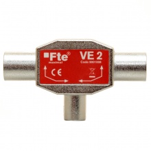 Rozgałęźnik Fte 2x1 VE2 IEC ekranowany