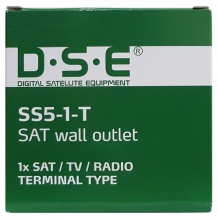 Gniazdo końcowe RTV/SAT DSE SSE-1-T