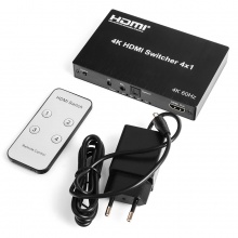 Switch Przełącznik HDMI 4x1 Spacetronik SPH-S410
